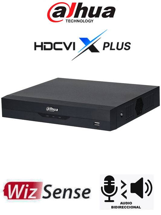 Dvr Hdcvi Dahua Dh-xvr5108hs-i3/t - Dvr De 5mp Lite Wizsense/ Hdcvi X Plus/ Audio En 8 Canales/ Soporta 8 Canales + 4 Ip O 10 Canales Ip/ 2 Ch Reconocimiento Facial Y 4 Ch ProtecciÓn Perimetral