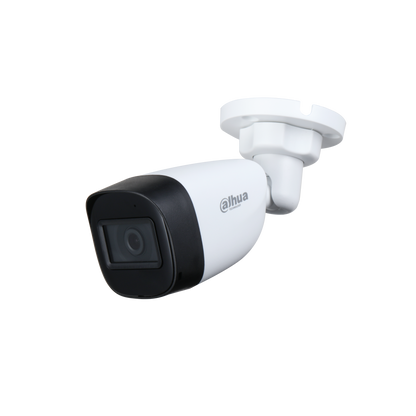 Camara / Dahua / Dh-hac-hfw1500cn-a-0280b-s2 / Camara Bullet De 5 Mp/ Microfono Integrado/ Lente De 2.8mm/ 111 Grados De Apertura/ Ir De 30 Mts/ Starlight/ Ip67/ Cvi/cvbs/ahd/tv