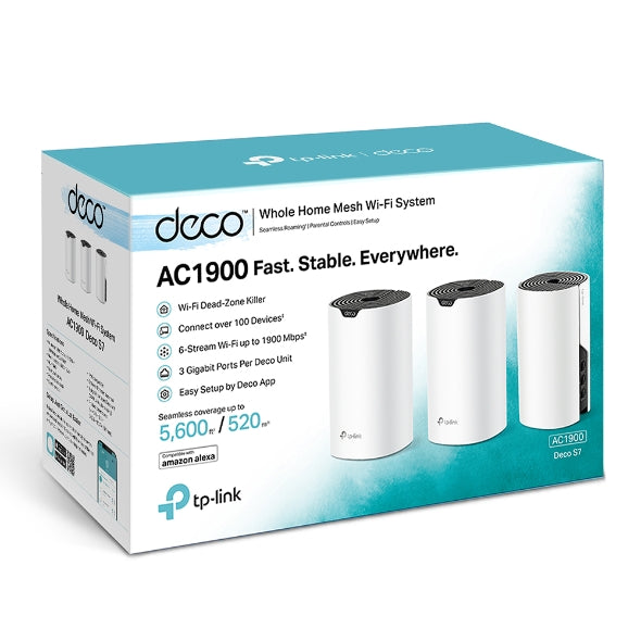 Router | Tp-link | Deco S7(3-pack) | Wifi Mesh | Ac1900 | Modo Router Y Ap