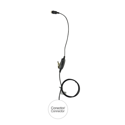 Micrófono De 1 Cable Serie Loc Para Icom Ip100h