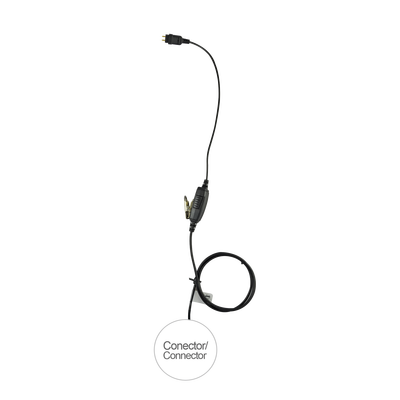 Micrófono De 1 Cable Serie Loc Para Kenwood Nx-200/300/5200/5300, Tk-480/2180/3180