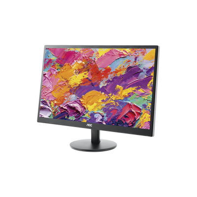 Monitor  Led De 22", Resolución 1920 X 1080 Pixeles Con Entradas De Video Hdmi/vga