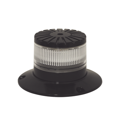 Baliza Led Compacta Discreta, Domo Claro, Color Ambar/claro