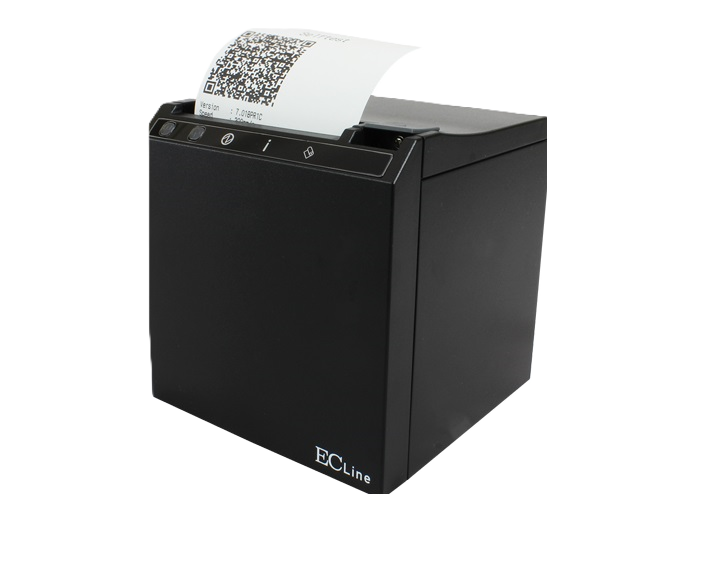 Miniprinter Ec Line Ec-pm-x30, Negro, Termica, 58mm Y 80 Mm, Usb, Ethernet (red), Rj11, Corte Automatico, 300 Mm/seg