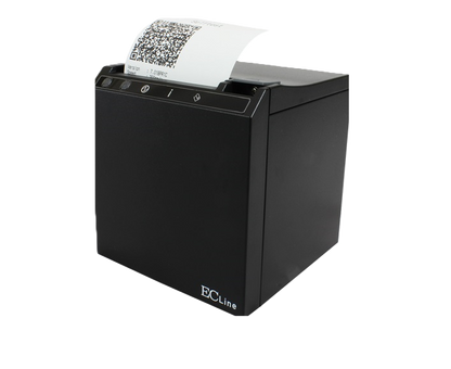 Miniprinter Ec Line Ec-pm-x30, Negro, Termica, 58mm Y 80 Mm, Usb, Ethernet (red), Rj11, Corte Automatico, 300 Mm/seg