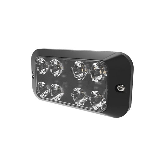 Luz auxiliar con 8 LEDs color rojo-azul
