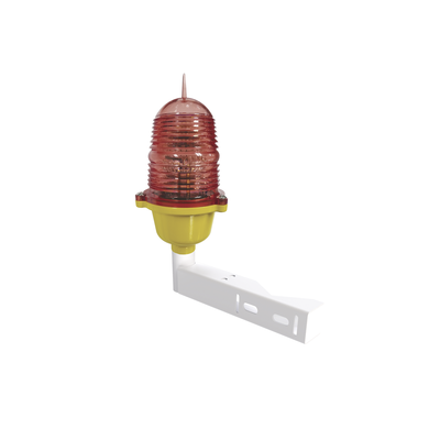 Estrobo Led De Obstrucción Color Rojo (110 Vca De Entrada) / Luz Fija / Incluye Herraje Para Montarlo