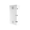 Gabinete Para Instalación De 3 Baterías Pl110d12, Fabricado En Lámina Galvanizada, Accesorios Para Piso O Poste (no Incluidos)