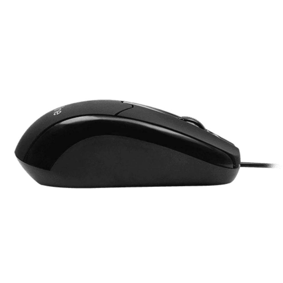 Mouse Alambrico Optico 1000 Dpi Conector Usb Easy Line By Perfect Choice - Negro