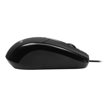 Mouse Alambrico Optico 1000 Dpi Conector Usb Easy Line By Perfect Choice - Negro