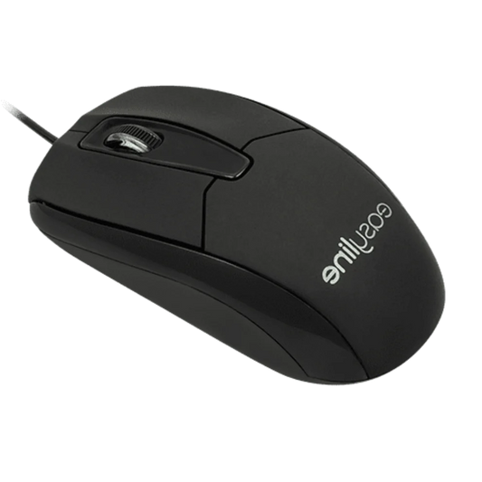 Mouse Alambrico Optico 1000 Dpi Conector Usb Easy Line By Perfect Choice - Negro
