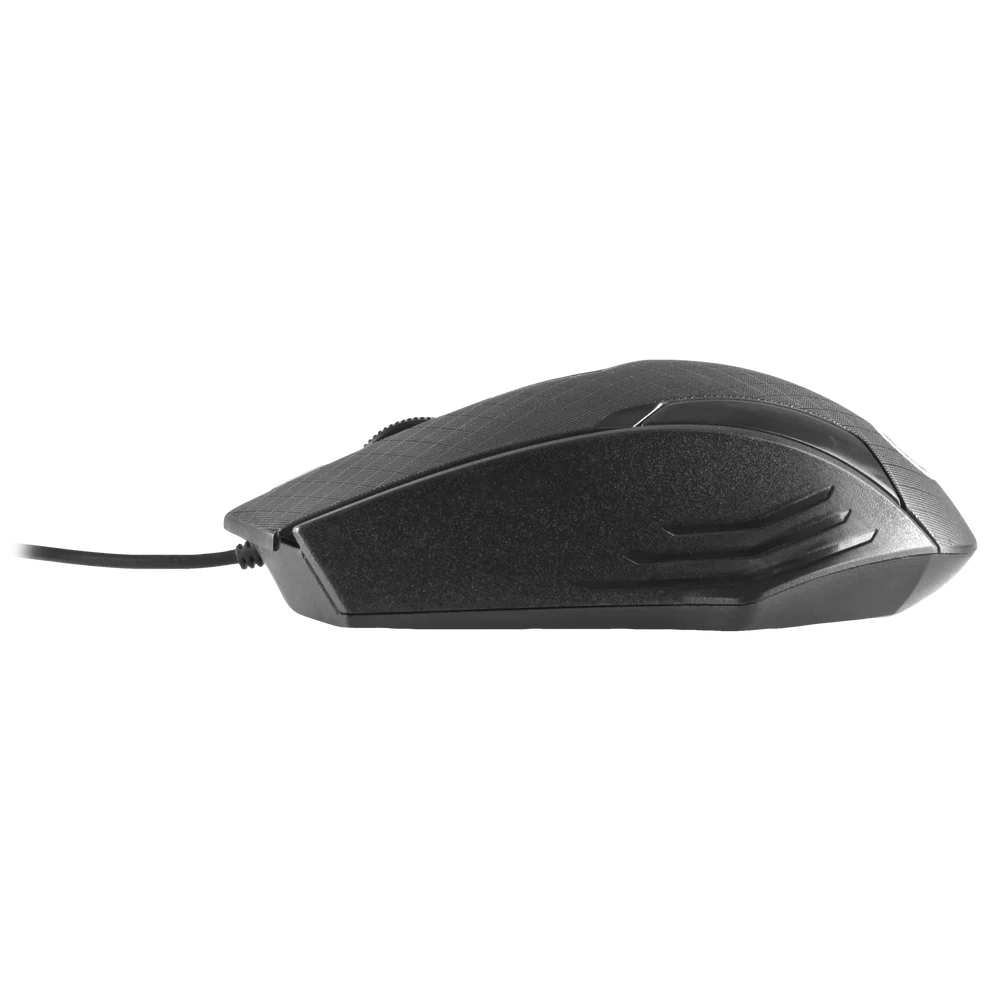 Mouse Alambrico Optico 1200 Dpi Conector Usb Win Xp/vista/7/8/10/11/mac Os X Easy Line By Perfect Choice - Negro