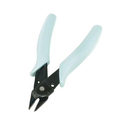 Pinza De Corte Micro De 5" (125 Mm). Acero C/mango Ergonómico De Pvc. Uso Electrónico. Corte Al Ras.
