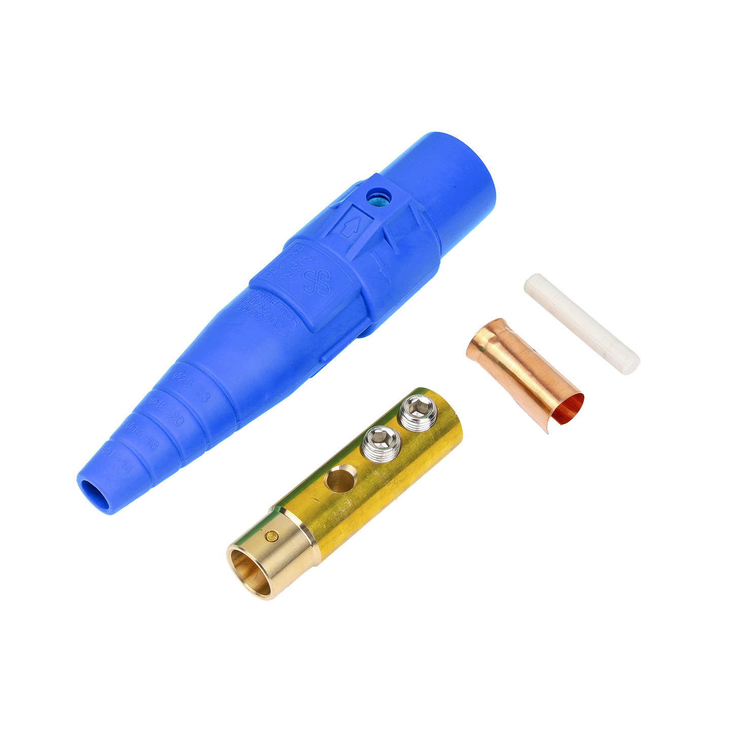 Conector camlock 400 AMPERES HEMBRA COLOR AZUL