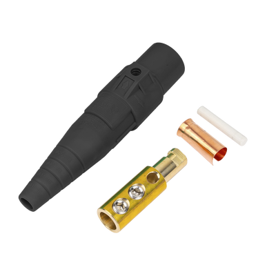 Conector camlock | 400 AMPERES | MACHO | color negro