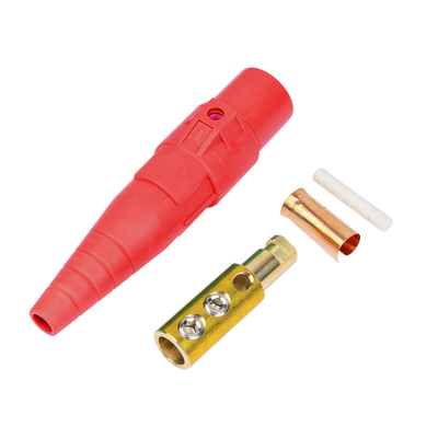 Conector camlock | 400 AMPERES | MACHO | color rojo