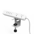Multicontacto Con Montaje Para Escritorio / Carga Rápida Para 65 W / 2 X Nema 5-15p / 3 X Usb-a (5v @3a) / 1 X Usb-c (65w)