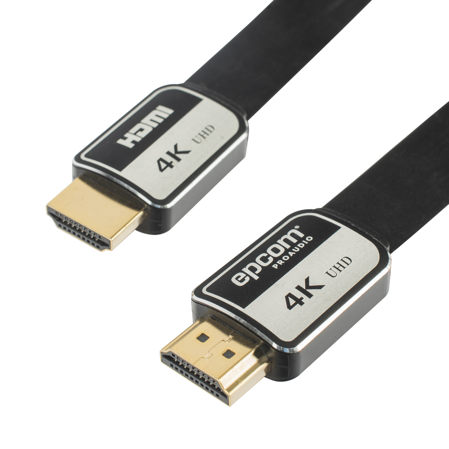 Cable HDMI de 3m | Alta Definición | Version 2.0 | Alta velocidad 18Gbps | 4K@60Hz | Conectores Chapados en Oro | Tipo Plano