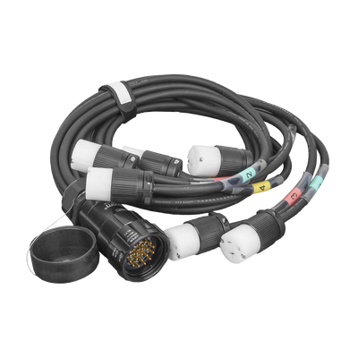 Tomacorriente TIPO SOCAPEX con DERIVACIÓN A 6 tomas tipo Edison