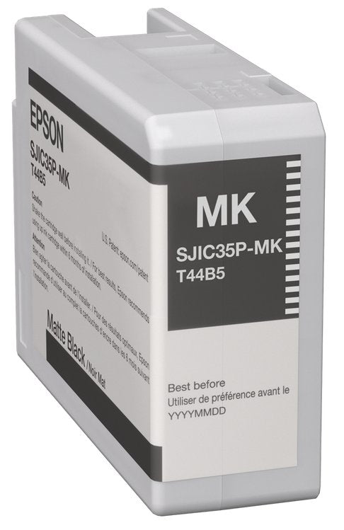 Cartucho Epson Sjic35p-mk Negro Matte, Para Colorworks C6500 / C6000