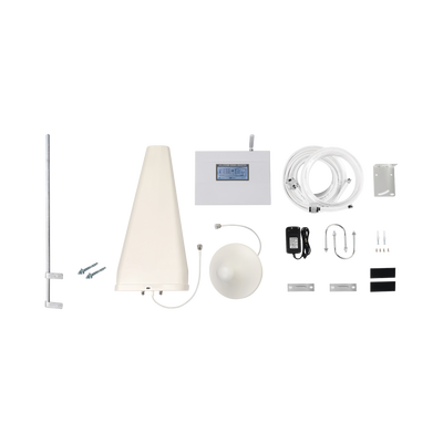 Kit Amplificador Celular Triple Banda / 850-1900-2100 Mhz / 70 Db Ganancia / 2g 3g 4g Volte / 6.9x4.9x1.2 In
