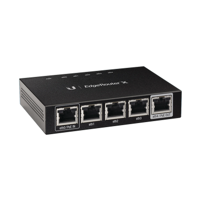 Edgerouter X De 5 Puertos Gigabit Con Funciones Avanzadas De Ruteo