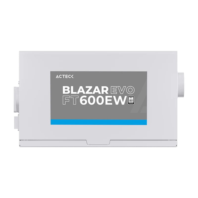 Fuente De Poder Acteck Blazar Evo Ft600ew/ Atx / 600 W / No Modular / Ventilador 120 Mm /  Blanco / Es-05003ew