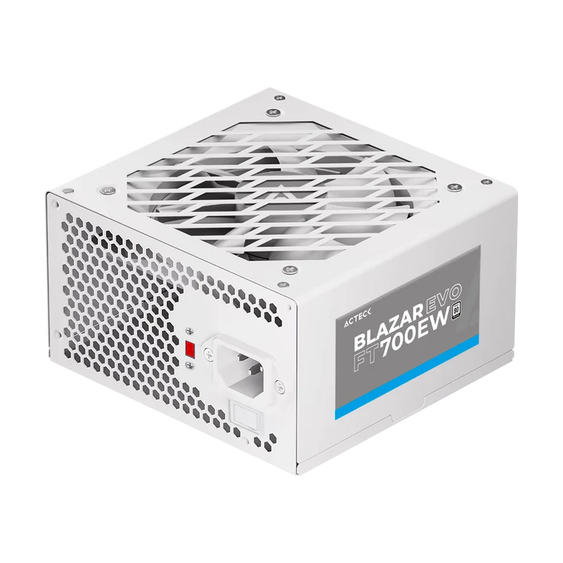 Fuente De Poder Acteck Blazar Evo Ft700ew / Atx / 700 W / No Modular / Ventilador 120 Mm / Blanco / Es-05004eb