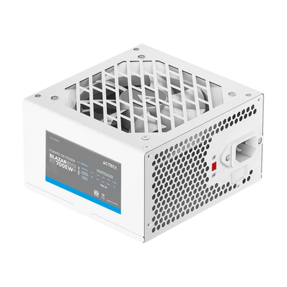 Fuente De Poder Acteck Blazar Evo Ft700ew / Atx / 700 W / No Modular / Ventilador 120 Mm / Blanco / Es-05004eb