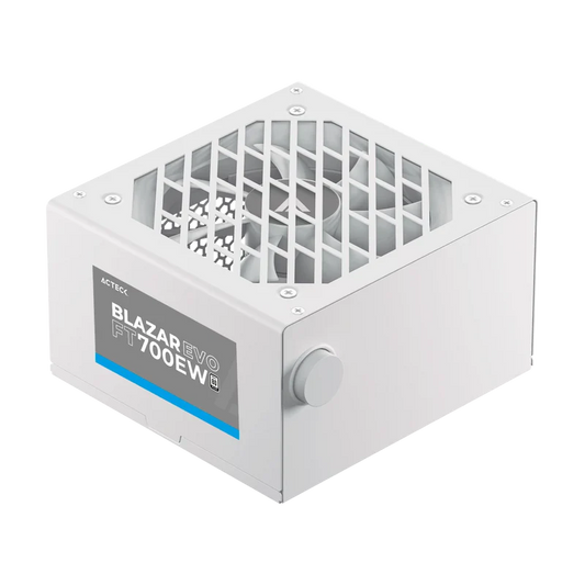 Fuente De Poder Acteck Blazar Evo Ft700ew / Atx / 700 W / No Modular / Ventilador 120 Mm / Blanco / Es-05004eb