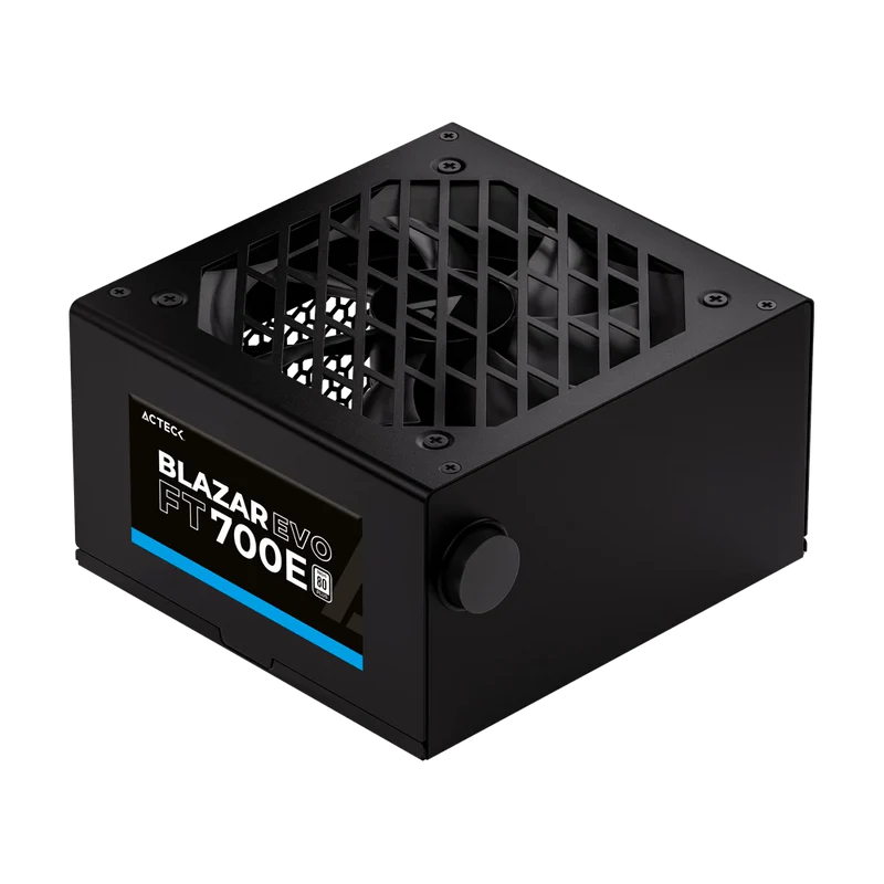 Fuente De Poder Acteck Blazar Evo Ft700e / Atx / 700 W / No Modular / Bajo Nivel De Ruido / 120 Mm / Negro / Es-05004e