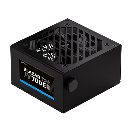 Fuente De Poder Acteck Blazar Evo Ft700e / Atx / 700 W / No Modular / Bajo Nivel De Ruido / 120 Mm / Negro / Es-05004e