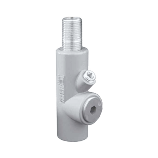 Sello Macho-Hembra de 3/4" (19 mm) de Aluminio con Recubrimiento Exterior de PVC y Interior de Uretano.