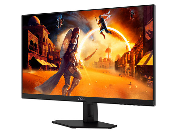 Monitor Gamer Aoc 27g4e / Panel Ips / 27 Pulgadas / Hdmi / Displayport / Aspec 169 / Tr 0.5 Ms / Adaptive Sync / 180 Hz / Resolucion 1920 X 1080 / Brillo 300 Cd/m2 / Vesa 100x100 Mm/ Negro Y Rojo