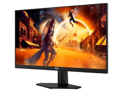 Monitor Gamer Aoc 27g4e / Panel Ips / 27 Pulgadas / Hdmi / Displayport / Aspec 169 / Tr 0.5 Ms / Adaptive Sync / 180 Hz / Resolucion 1920 X 1080 / Brillo 300 Cd/m2 / Vesa 100x100 Mm/ Negro Y Rojo