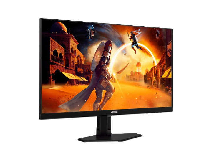 Monitor Gamer Aoc 27g4e / Panel Ips / 27 Pulgadas / Hdmi / Displayport / Aspec 169 / Tr 0.5 Ms / Adaptive Sync / 180 Hz / Resolucion 1920 X 1080 / Brillo 300 Cd/m2 / Vesa 100x100 Mm/ Negro Y Rojo