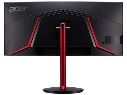 Monitor Acer Gamer Curvo Nitro Xz342cu V3, 34 Pulgadas, Uhd, 3440 X 1440, 180hz, Va, 1 Ms, Freesync, Bocinas, Hdmi, Displayport, Vesa, Incluye Hdmi Y Displayport, Negro, 3 AÑos De Garantia