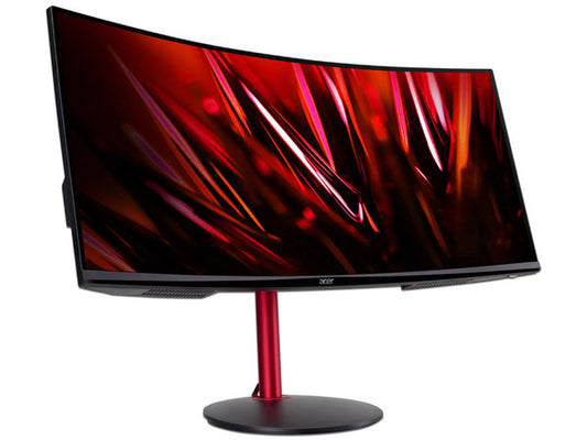 Monitor Acer Gamer Curvo Nitro Xz342cu V3, 34 Pulgadas, Uhd, 3440 X 1440, 180hz, Va, 1 Ms, Freesync, Bocinas, Hdmi, Displayport, Vesa, Incluye Hdmi Y Displayport, Negro, 3 AÑos De Garantia