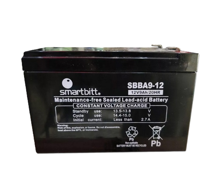 Bateria Smartbitt  Sbba12-9  12v/9ah Compatible Con Sbnb750, Sbnb900lcd, Sbnb1000, Sbnb1200, Sbnb2200proii Y Sbnb3200proii