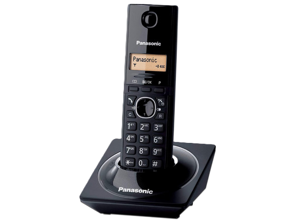 Telefono Panasonic Kx-tg1711meb Inalambrico Pantalla Lcd 1.4 En Color Ambar 50 Numeros Identificador De Llamadas 50 Numeros En Directorio Localizador De Auricular Negro