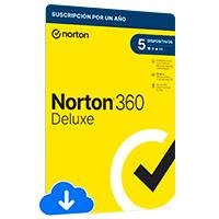 Esd Norton 360 Deluxe / Total Security/ 5 Dispositivos/ 1 AÑo/ Descarga Digital