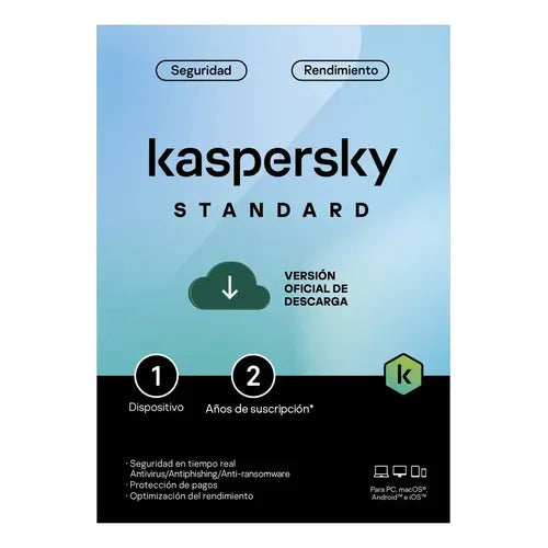 Esd Kaspersky Standard 1 Disp 2 AÑos