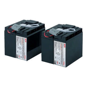 Cartucho De Baterias Internas De Reemplazo Para Modelos Apc Sua2200, Sua3000, Smt2200c, Smt3000c Lo Conforman Las 2 Baterias Que Se Visualiza En La Imagen