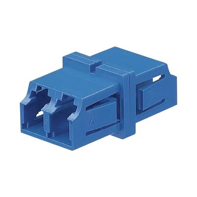 Módulo Acoplador Lc Duplex, Para Fibra Monomodo, Color Azul