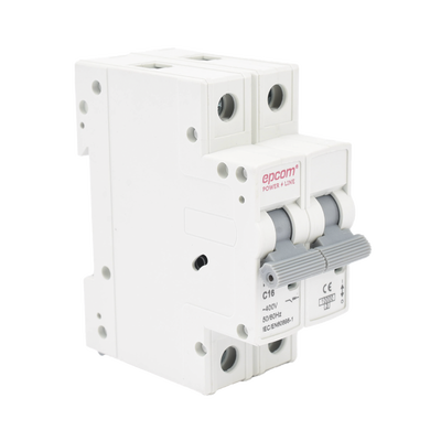 Protección Térmica 2p, 16 A,  Corriente Alterna  400 Vca Para Aplicación Fotovoltaica Montaje Riel Din