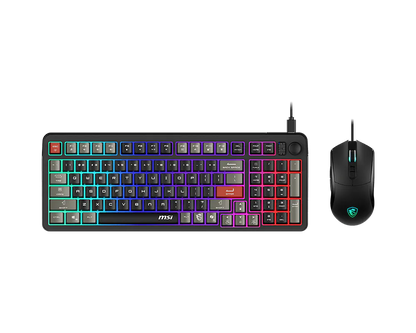 Kit De Teclado Y Mouse Forge Gk110 Combo Us / Rgb Usb 2.0