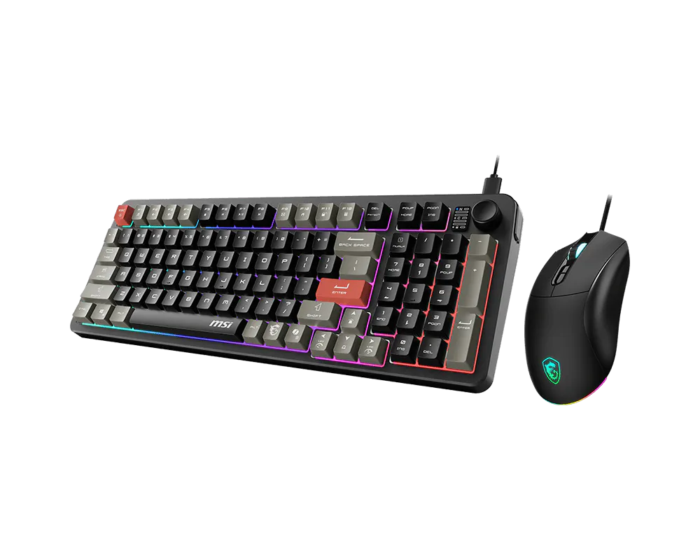 Kit De Teclado Y Mouse Forge Gk110 Combo Us / Rgb Usb 2.0