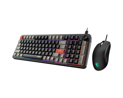 Kit De Teclado Y Mouse Forge Gk110 Combo Us / Rgb Usb 2.0