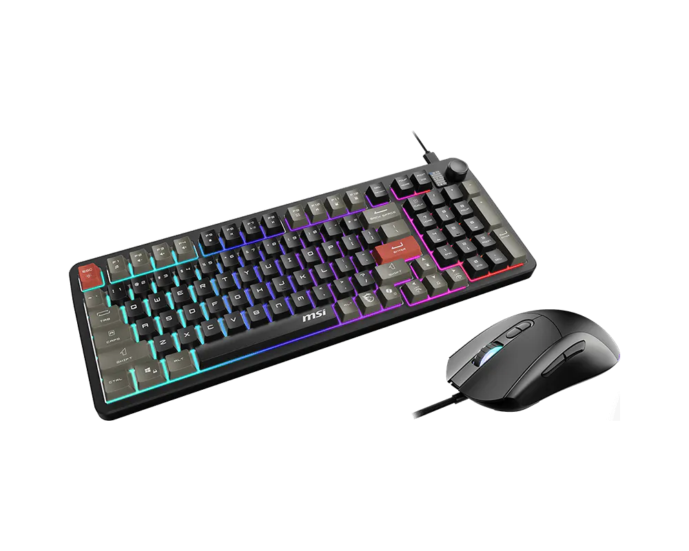 Kit De Teclado Y Mouse Forge Gk110 Combo Us / Rgb Usb 2.0
