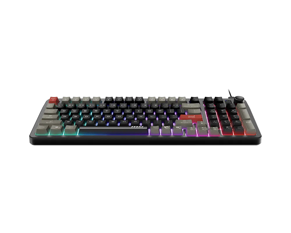 Teclado AlÁmbrico Msi Forge Gk110 Us / Usb 2.0 / Rgb